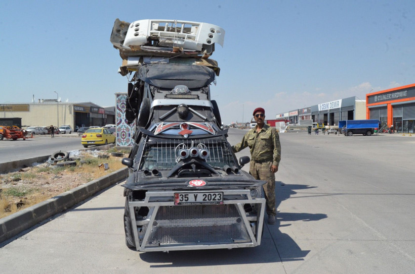 Aksaray'daki modifiyeli araç dikkat çekti - Resim: 3