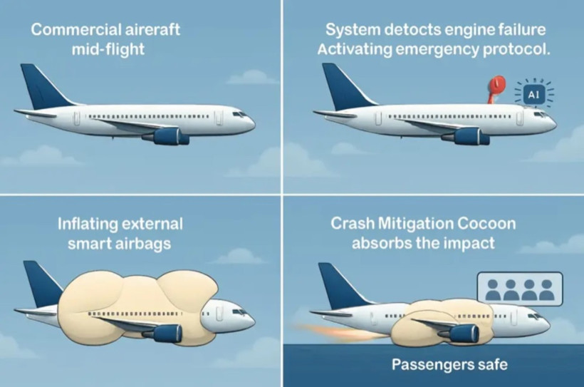 Genç mühendislerden ölümcül uçak kazalarını bitirecek dev proje - Resim : 2