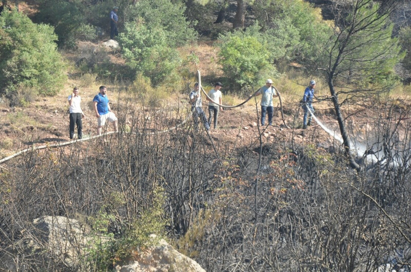 Manisa'da iki yangın: İki gözaltı - Resim : 5
