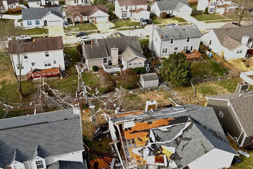 ABD'de tornado ve fırtına kabusu: Onlarca ölü var - Resim: 1