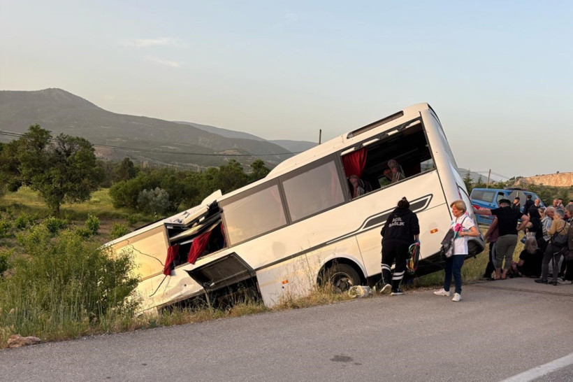 Isparta'da otobüsler çarpıştı: 27 yaralı - Resim : 1
