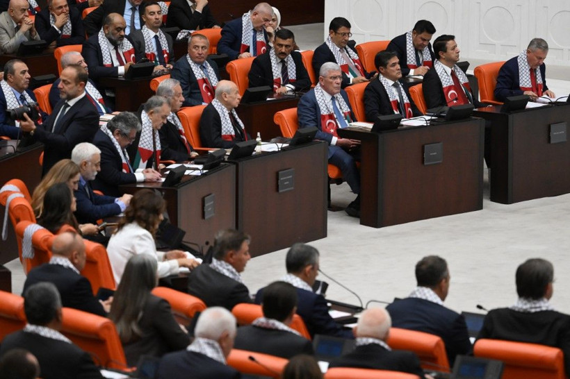 TBMM'deki Filistin özel oturumundan dikkat çeken kareler - Resim: 47