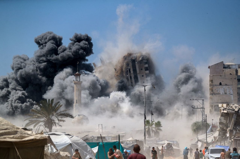 İsrail Filistin'de güpegündüz dev binayı vurdu - Resim: 5