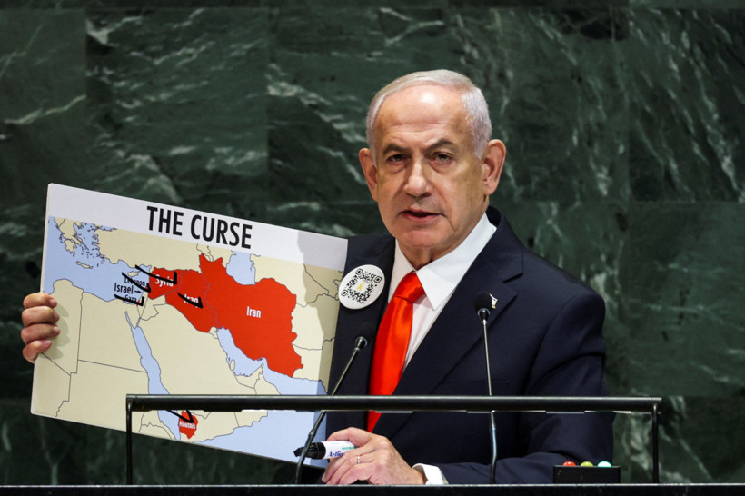 Netanyahu kürsüye çıktı, delegeler salonu terk etti - Resim : 7