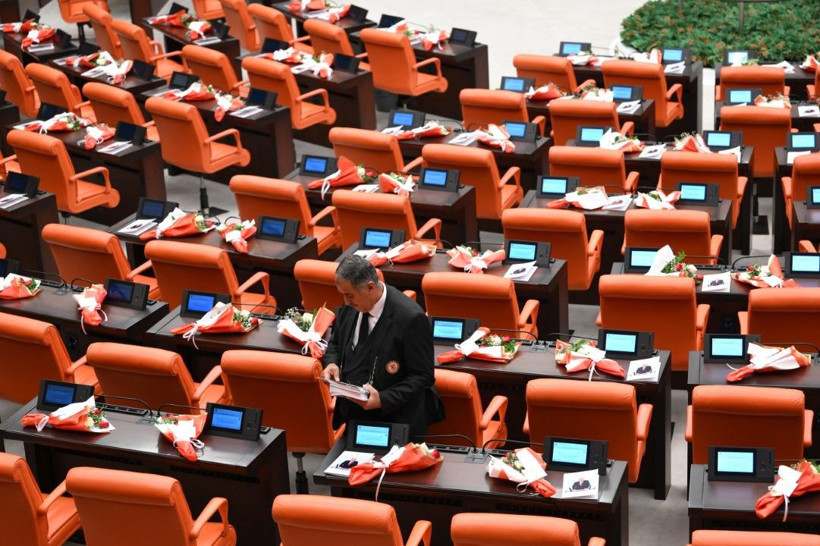 Meclis'teki resepsiyondan çarpıcı kareler - Resim: 39