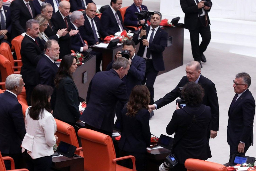 Meclis'teki resepsiyondan çarpıcı kareler - Resim: 119