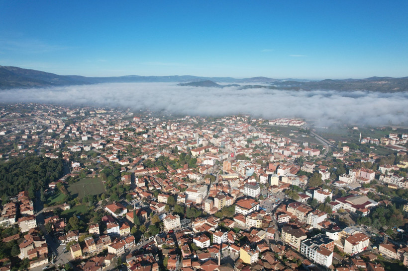 Sındırgı’da deprem bölgesi sisle kaplandı - Resim : 2