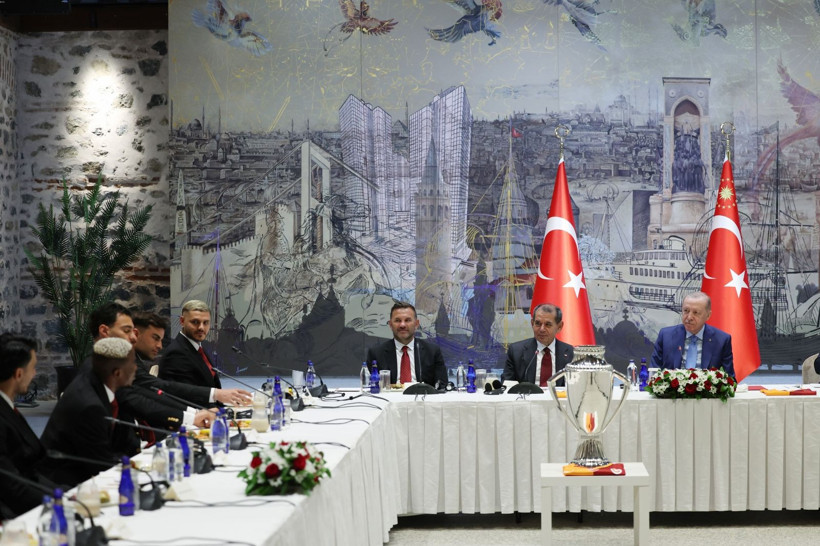 Cumhurbaşkanı Erdoğan, şampiyon Galatasaray'ı kabul etti - Resim: 10