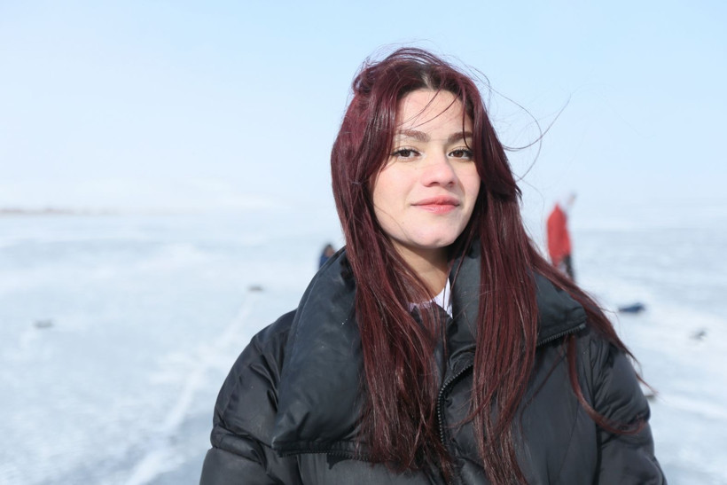 Çıldır Gölü curling sporcularının antrenman sahası oldu - Resim: 8