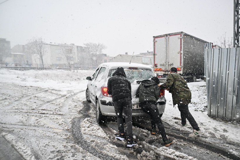 İstanbul'un karla imtihanı - Resim: 28