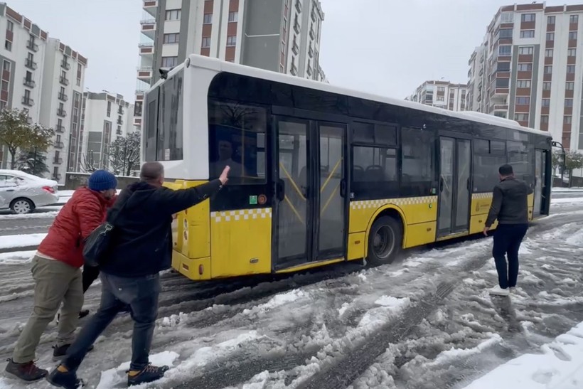 İstanbul'un karla imtihanı - Resim: 18