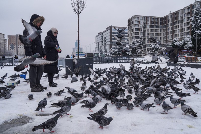 İstanbul'un karla imtihanı - Resim: 23