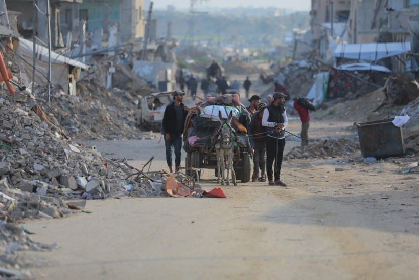 Gazze'de yeniden göç: Refah sınırı kapatıldı - Resim: 9