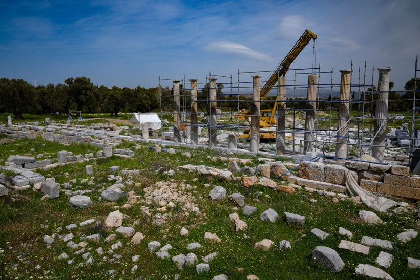 3000 yıllık Dionysos tapınağı yeniden hayat buluyor - Resim: 36