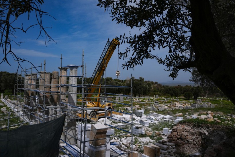 3000 yıllık Dionysos tapınağı yeniden hayat buluyor - Resim: 47