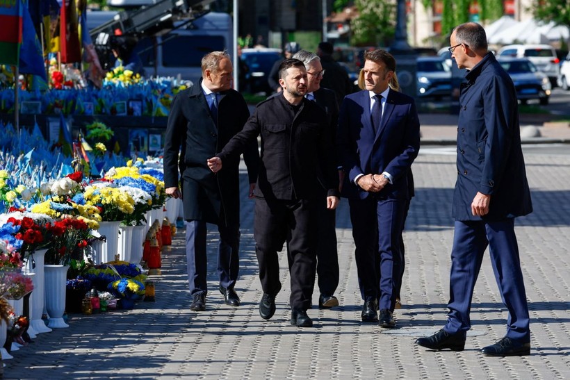 Avrupalı liderler trenle Kiev'e çıkarma yaptı - Resim: 11