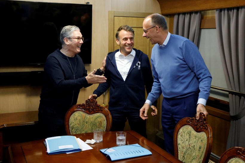 Avrupalı liderler trenle Kiev'e çıkarma yaptı - Resim: 3