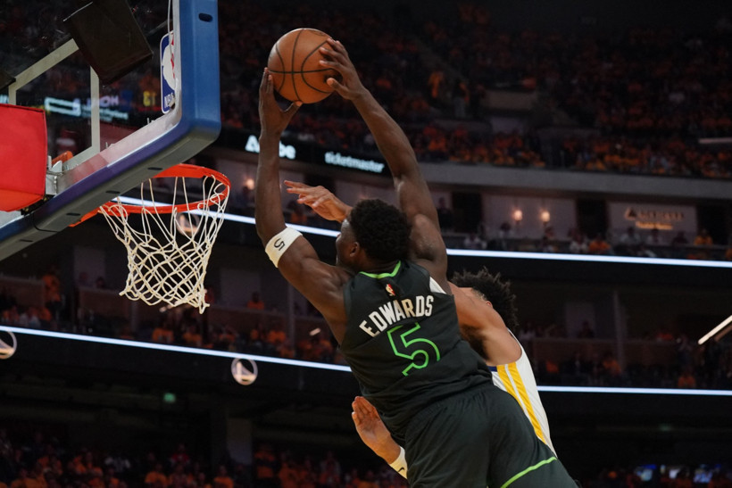 Anthony Edwards şov yaptı: Minnesota, Curry'siz Golden'ı devirdi - Resim : 1
