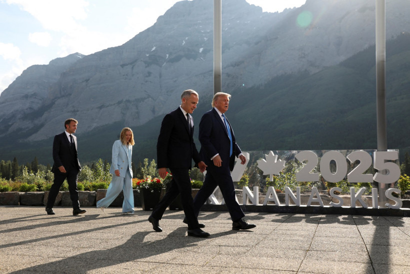 Buz kesen G7: Meloni göz devirdi, Trump Macron'a yüklendi - Resim : 3
