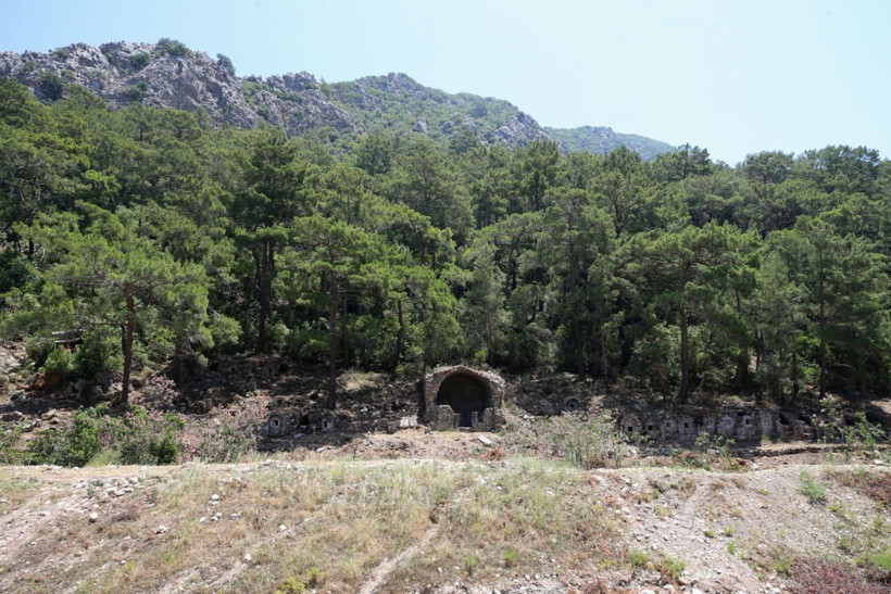 Olympos Antik Kent'te kaya mezarları gezi rotasına dahil edildi - Resim: 16