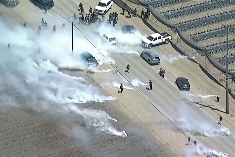 Dünyanın en büyük esrar çiftliğinde göçmen avı - Resim : 1