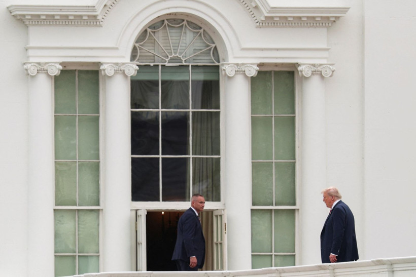 Trump Beyaz Saray çatısına çıktı, gazetecilerin kafası karıştı - Resim: 7