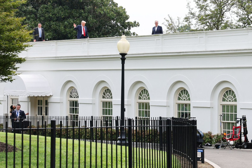 Trump Beyaz Saray çatısına çıktı, gazetecilerin kafası karıştı - Resim: 11