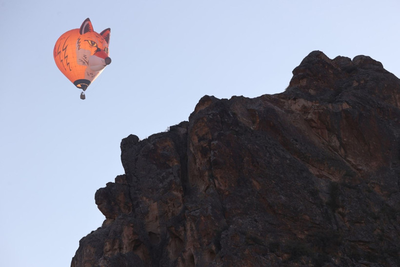 Kapadokya'da figürlü balonlar enfes görüntüler oluşturdu - Resim: 18