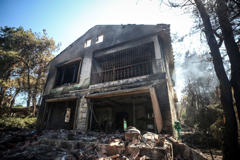 Çanakkale'de evler küle döndü: Yıkım dronla böyle görüntülendi - Resim: 15