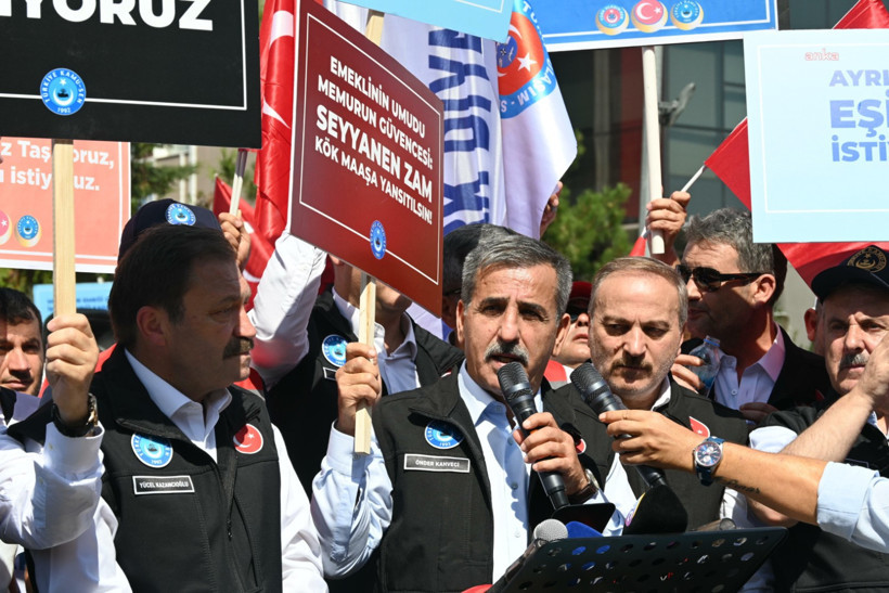İş bırakan memurlar bakanlığın kapısına dayandı: 'Ceza kesenin alnını karışlarım' - Resim : 1