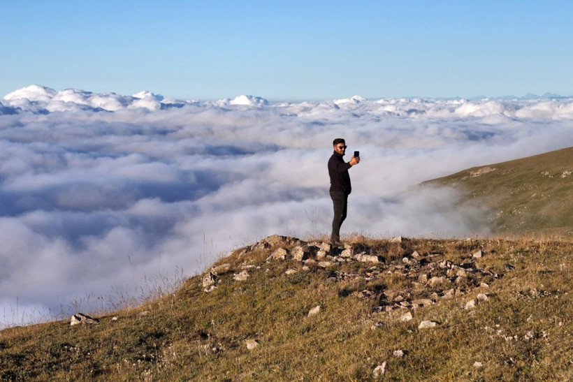 Gümüşhane’de gören mest oldu: Adeta bir sis denizi - Resim: 2