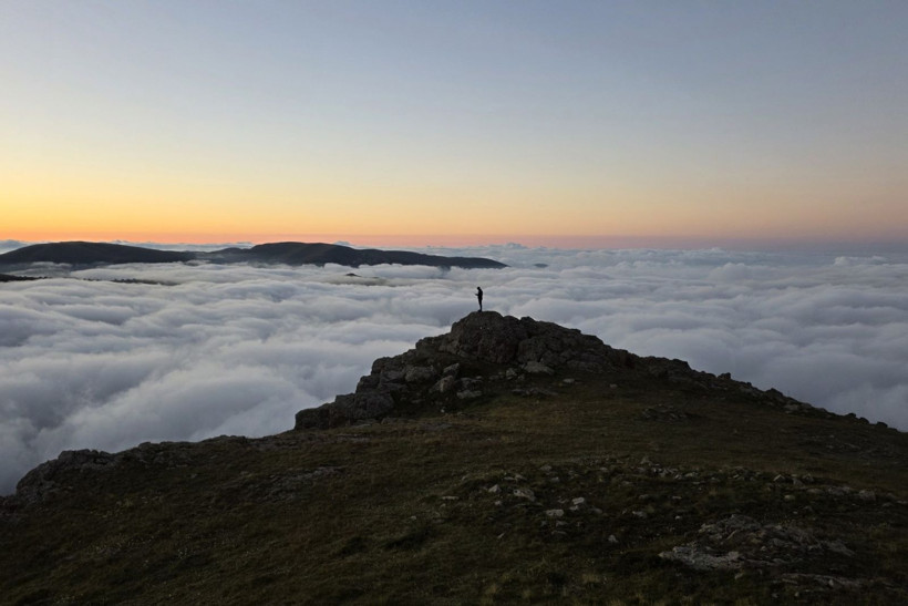 Gümüşhane’de gören mest oldu: Adeta bir sis denizi - Resim: 3