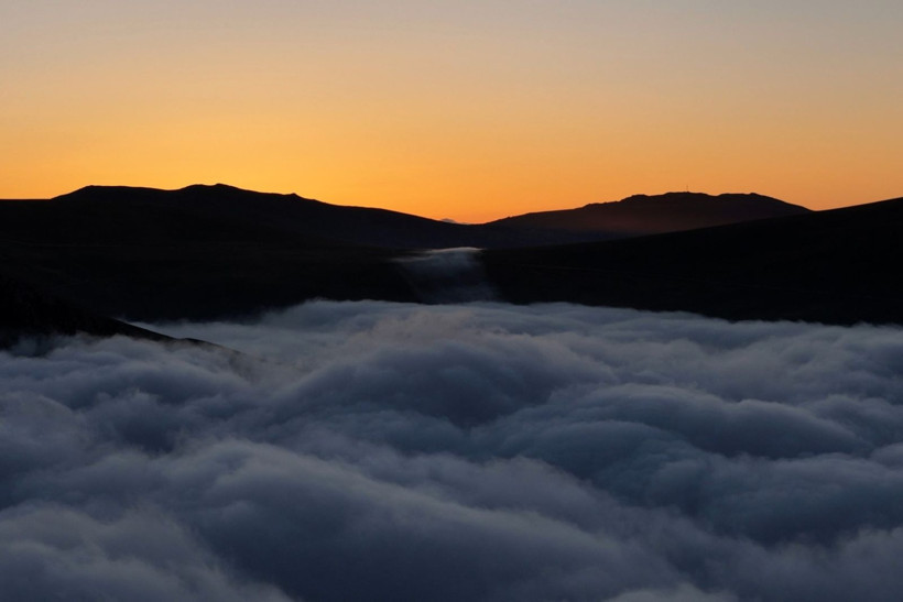 Gümüşhane’de gören mest oldu: Adeta bir sis denizi - Resim: 11
