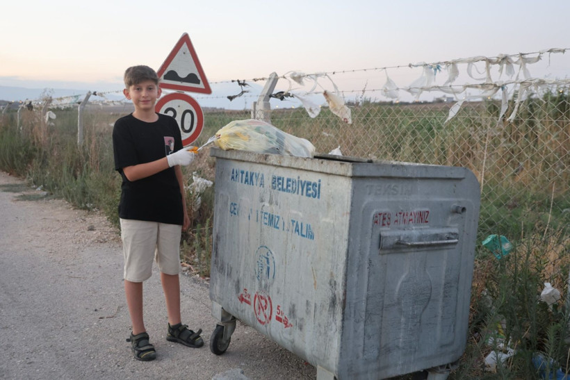 Hatay’da 12 yaşındaki Miraç’tan örnek hareket: “Ben başladım sıra sende” - Resim: 4