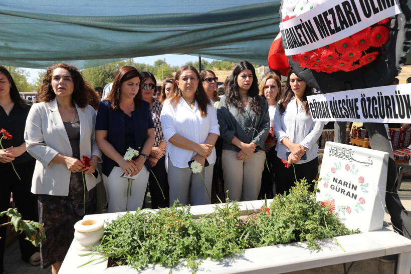 Narin, ölümünün birinci yılında mezarı başında anıldı - Resim : 1