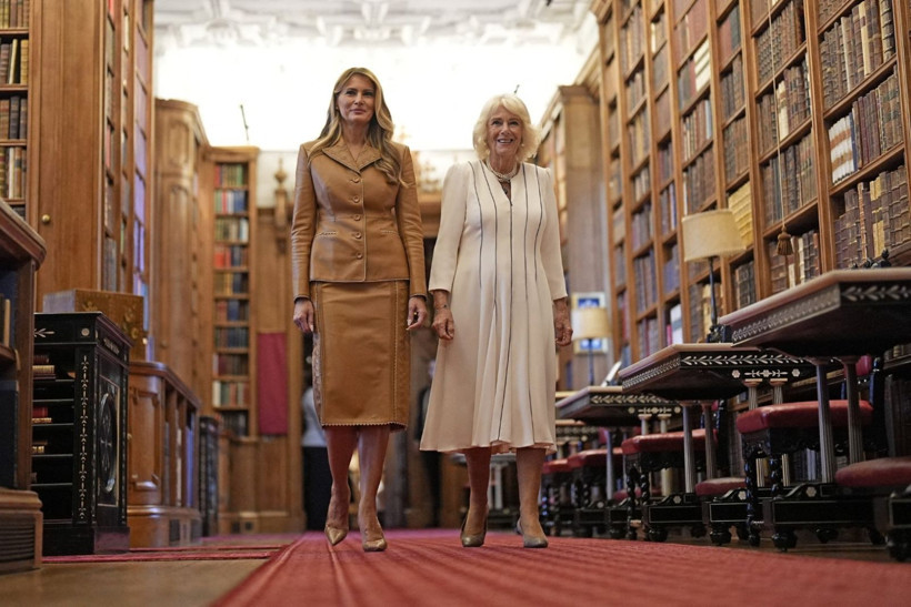 Dünyanın izlediği buluşmada ilginç anlar: Kraliçeden üvey gelinine 'Çekil' işareti - Resim: 14