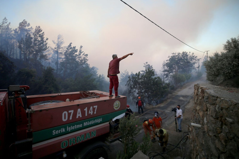 Alanya'da yangın yerleşim yerlerine ulaştı - Resim: 24