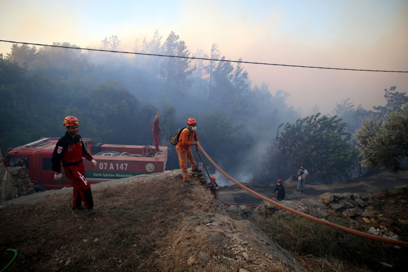 Alanya'da yangın yerleşim yerlerine ulaştı - Resim: 26