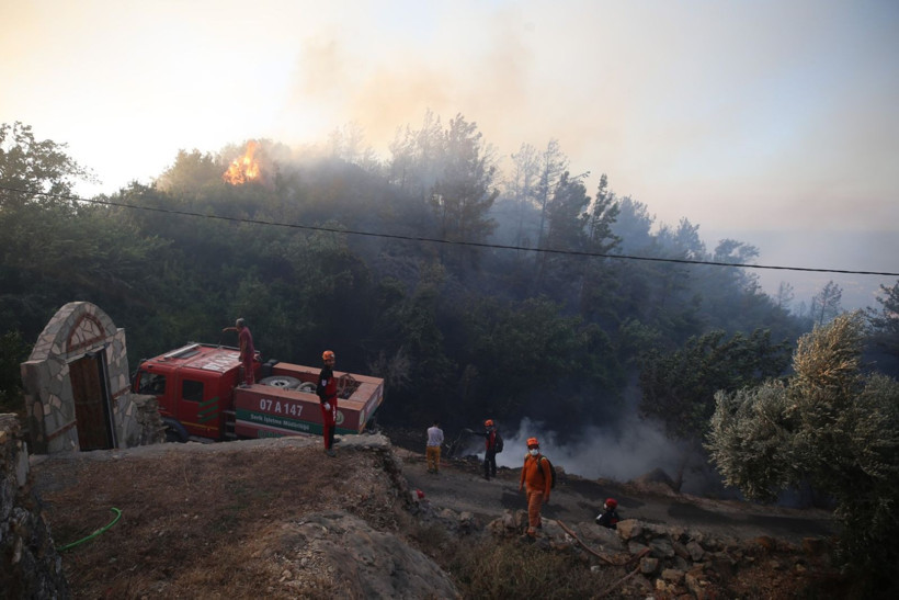 Alanya'da yangın yerleşim yerlerine ulaştı - Resim: 27