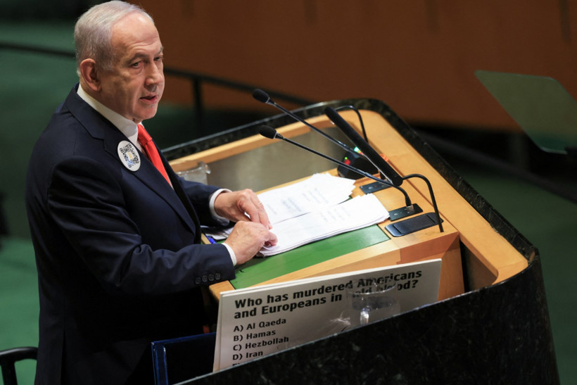 Netanyahu kürsüye çıktı, delegeler salonu terk etti - Resim : 5