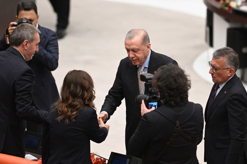 Meclis'teki resepsiyondan çarpıcı kareler - Resim: 100