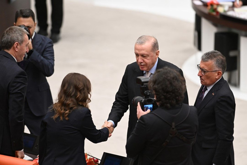 Meclis'teki resepsiyondan çarpıcı kareler - Resim: 101