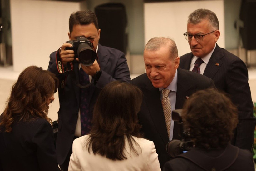 Meclis'teki resepsiyondan çarpıcı kareler - Resim: 114