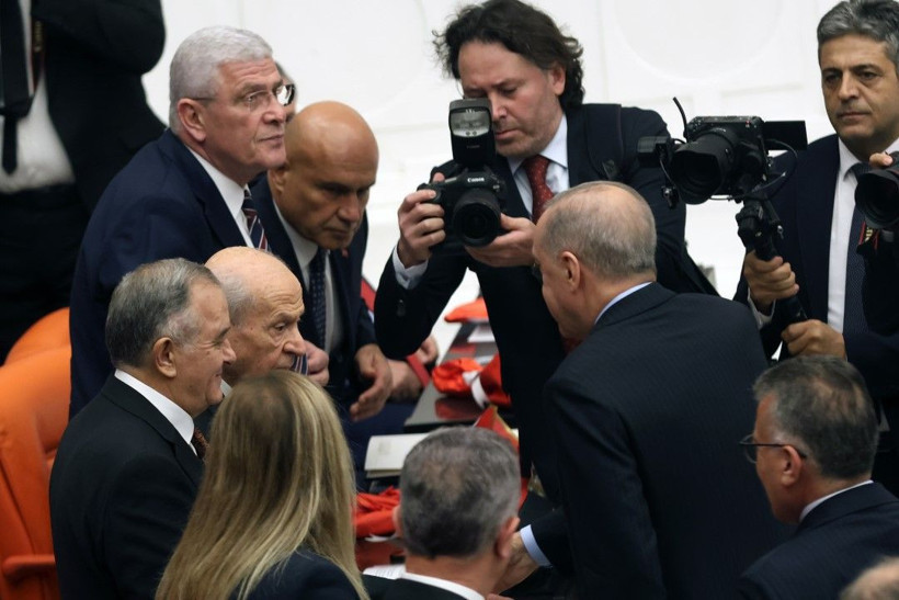 Meclis'teki resepsiyondan çarpıcı kareler - Resim: 117