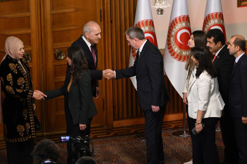 Meclis'teki resepsiyondan çarpıcı kareler - Resim: 8