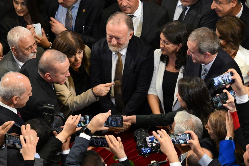 Meclis'teki resepsiyondan çarpıcı kareler - Resim: 11