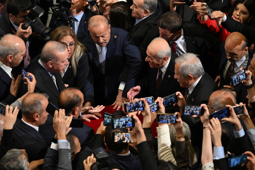 Meclis'teki resepsiyondan çarpıcı kareler - Resim: 16