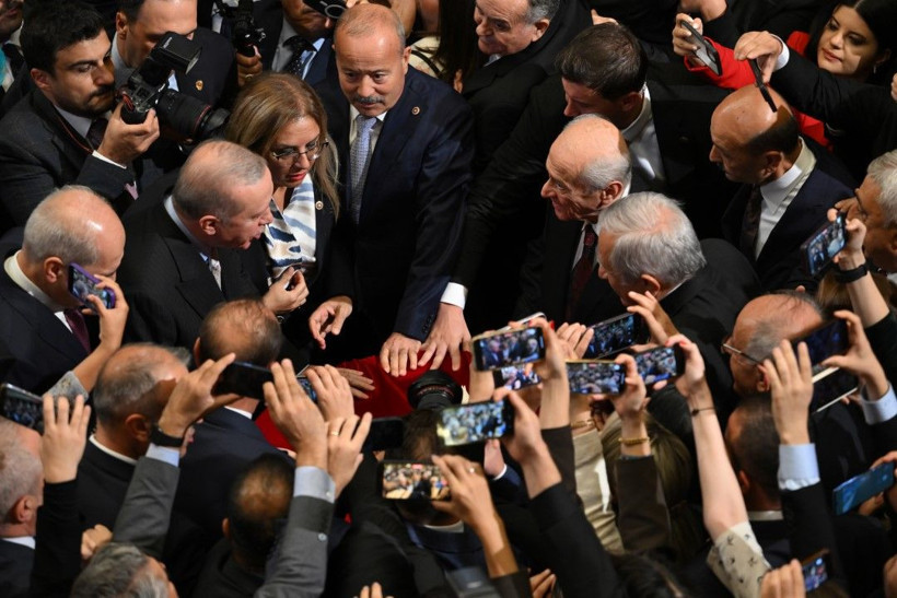 Meclis'teki resepsiyondan çarpıcı kareler - Resim: 17