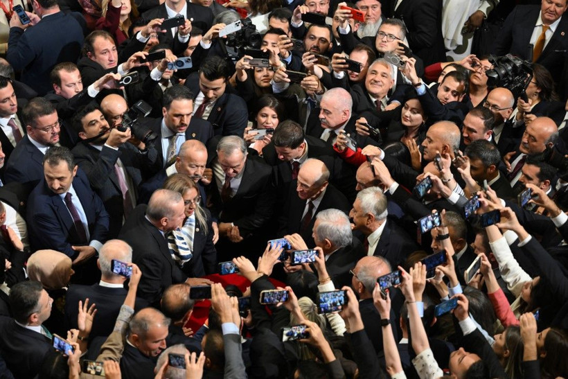 Meclis'teki resepsiyondan çarpıcı kareler - Resim: 19