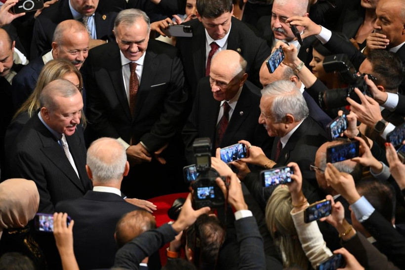 Meclis'teki resepsiyondan çarpıcı kareler - Resim: 21